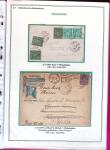 1876-1898 Belle collection en 4 classeurs de lettres
