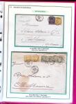 1876-1898 Belle collection en 4 classeurs de lettres