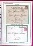 1876-1898 Belle collection en 4 classeurs de lettres