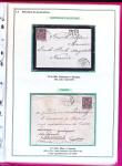 1876-1898 Belle collection en 4 classeurs de lettres