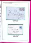 1876-1898 Belle collection en 4 classeurs de lettres