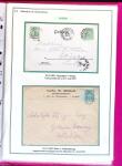 1876-1898 Belle collection en 4 classeurs de lettres