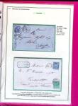 1876-1898 Belle collection en 4 classeurs de lettres