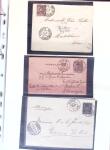 1876-1898 Belle collection en 4 classeurs de lettres