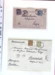 1876-1898 Belle collection en 4 classeurs de lettres