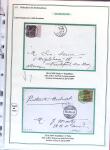 1876-1898 Belle collection en 4 classeurs de lettres