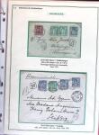 1876-1898 Belle collection en 4 classeurs de lettres