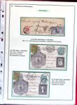 1876-1898 Belle collection en 4 classeurs de lettres