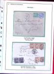 1876-1898 Belle collection en 4 classeurs de lettres