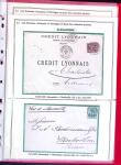1876-1898 Belle collection en 4 classeurs de lettres