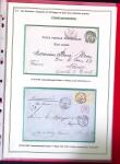 1876-1898 Belle collection en 4 classeurs de lettres