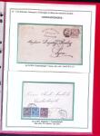 1876-1898 Belle collection en 4 classeurs de lettres
