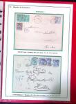 1876-1898 Belle collection en 4 classeurs de lettres