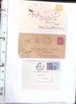 1876-1898 Belle collection en 4 classeurs de lettres