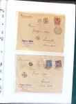 1876-1898 Belle collection en 4 classeurs de lettres