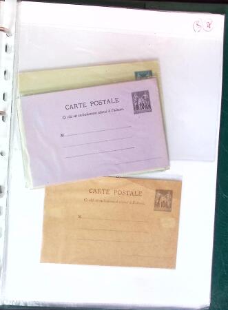 1876-1898 Belle collection en 4 classeurs de lettres