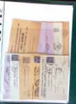 1876-1898 Belle collection en 4 classeurs de lettres