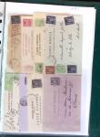 1876-1898 Belle collection en 4 classeurs de lettres