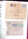 1876-1898 Belle collection en 4 classeurs de lettres