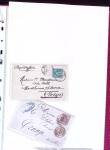 1876-1898 Belle collection en 4 classeurs de lettres