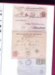 1876-1898 Belle collection en 4 classeurs de lettres