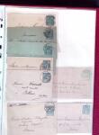 1876-1898 Belle collection en 4 classeurs de lettres