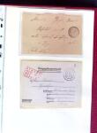 1876-1898 Belle collection en 4 classeurs de lettres