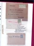 1876-1898 Belle collection en 4 classeurs de lettres