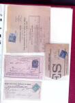 1876-1898 Belle collection en 4 classeurs de lettres