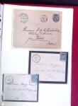 1876-1898 Belle collection en 4 classeurs de lettres
