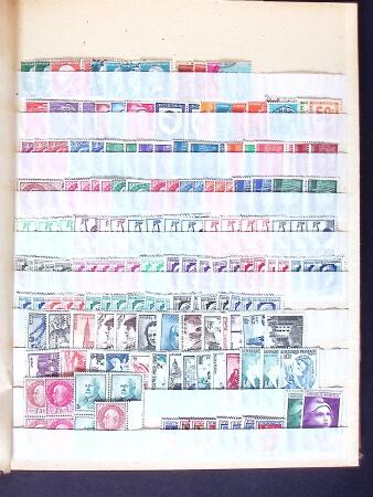 1892-1949 Old-time collection in 8 stock books & miscelleanous,