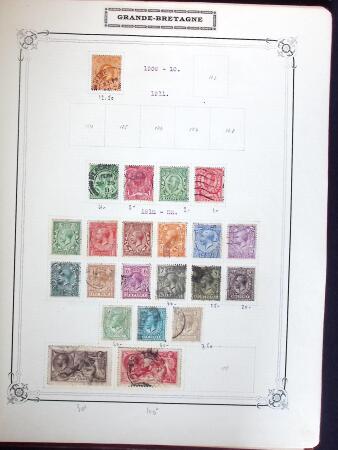 1892-1949 Old-time collection in 8 stock books & miscelleanous,