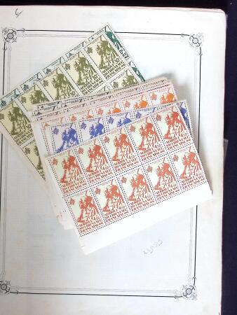 1892-1949 Old-time collection in 8 stock books & miscelleanous,