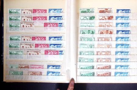1892-1949 Old-time collection in 8 stock books & miscelleanous,