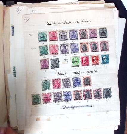 1892-1949 Old-time collection in 8 stock books & miscelleanous,