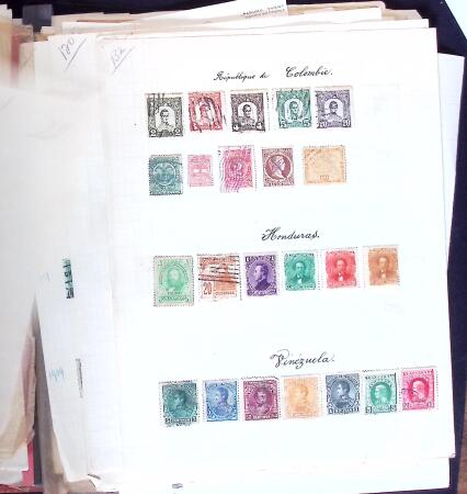 1892-1949 Old-time collection in 8 stock books & miscelleanous,