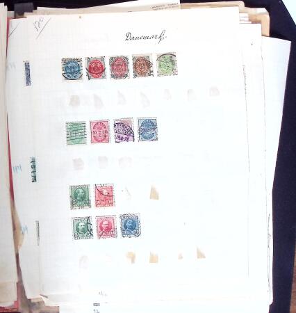 1892-1949 Old-time collection in 8 stock books & miscelleanous,