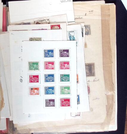 1892-1949 Old-time collection in 8 stock books & miscelleanous,