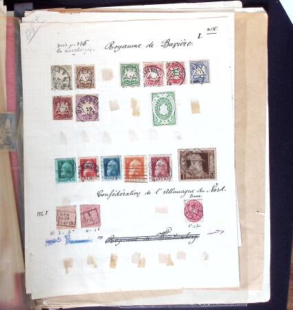 1892-1949 Old-time collection in 8 stock books & miscelleanous,