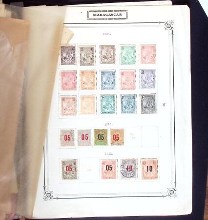 1892-1949 Old-time collection in 8 stock books & miscelleanous,