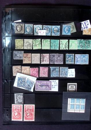 1849-200 Petit lot de France relativement divers, avec