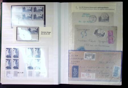 1947-48 Collection sur la thématique de la Place
