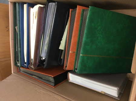 1920-55, Small estate in 17 stockbooks and albums showing