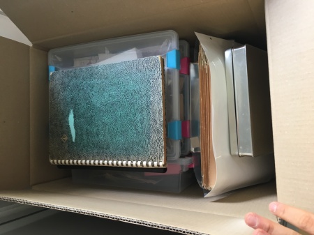 1880-1980, Large estate in five big boxes containing