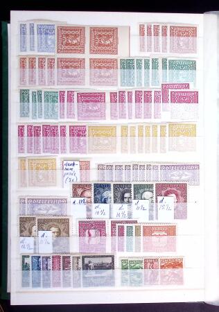 1864-1986, Mint collection of Austria in stockbook,