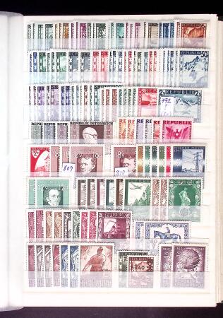 1864-1986, Mint collection of Austria in stockbook,