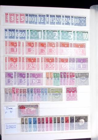 1864-1986, Mint collection of Austria in stockbook,