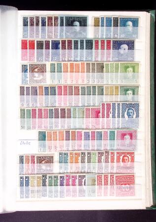 1864-1986, Mint collection of Austria in stockbook,