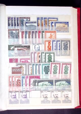 1886-1960, Mint & used selection of Belgian Congo in