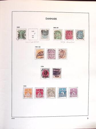 1851-1980, Beginner's collection of Denmark in Davo